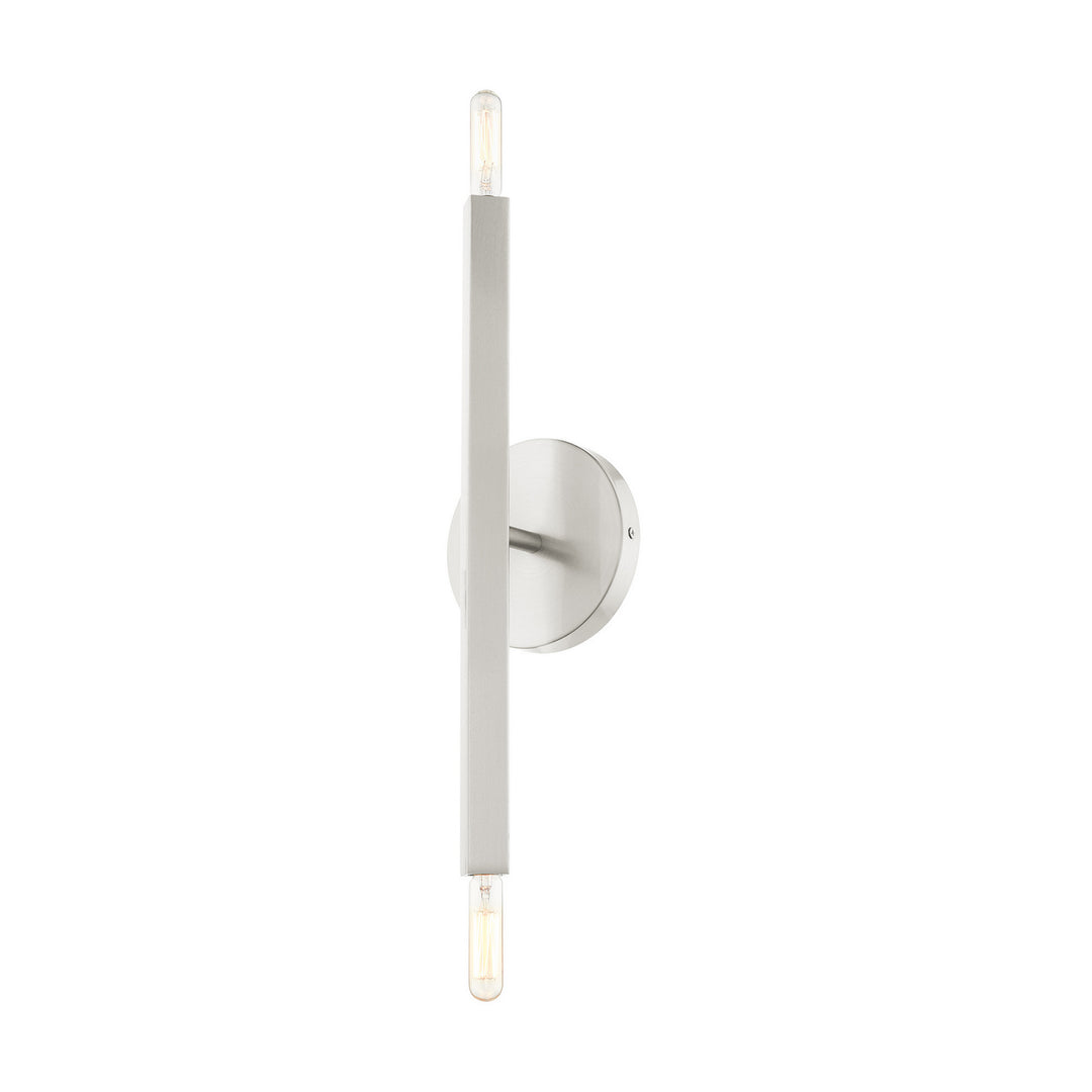 Livex Monaco 46981-91 Wall Sconce Light - Brushed Nickel