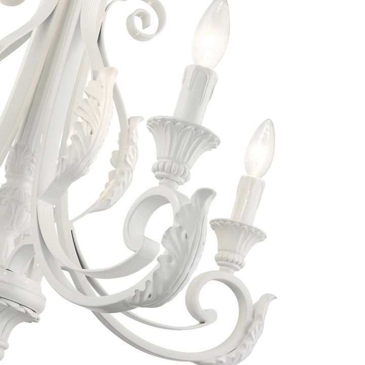 Livex Valencia 49065-69 Chandelier Light - Shiny White