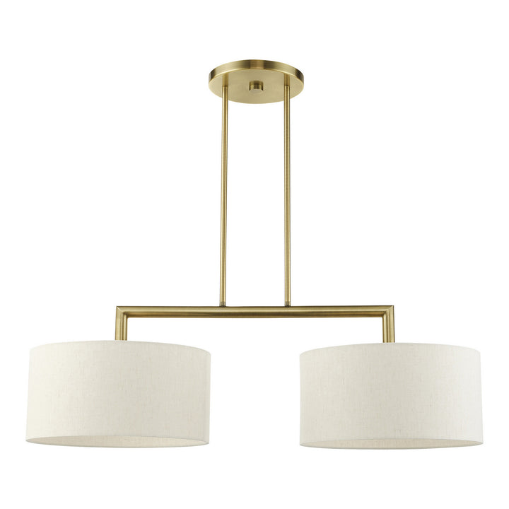 Livex Monroe 49292-01 Pendant Light - Antique Brass