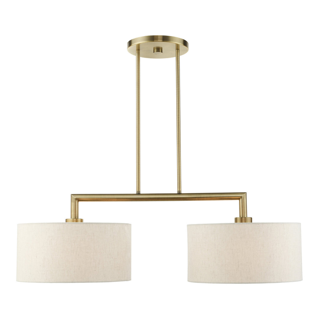 Livex Monroe 49292-01 Pendant Light - Antique Brass