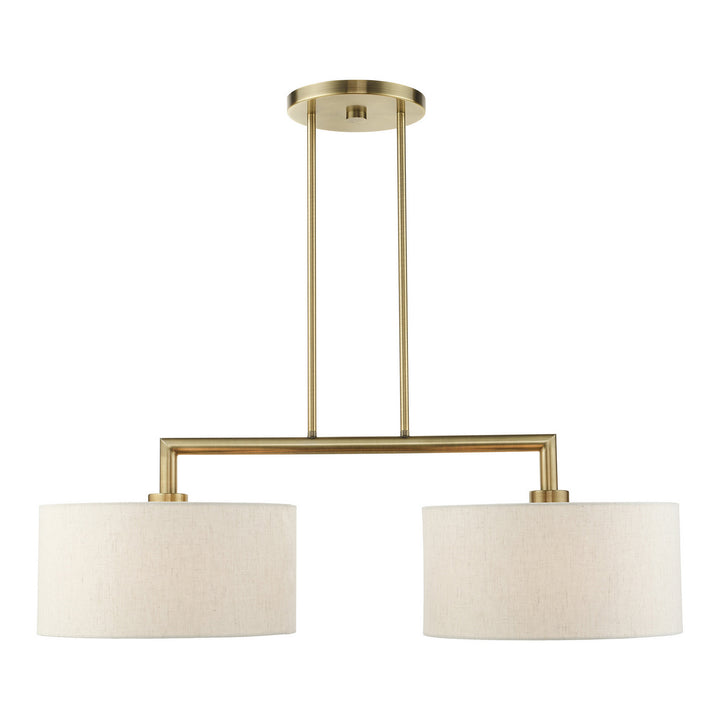 Livex Monroe 49292-01 Pendant Light - Antique Brass