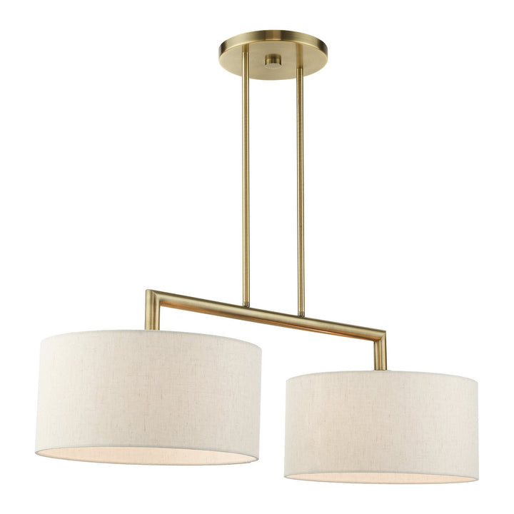 Livex Monroe 49292-01 Pendant Light - Antique Brass
