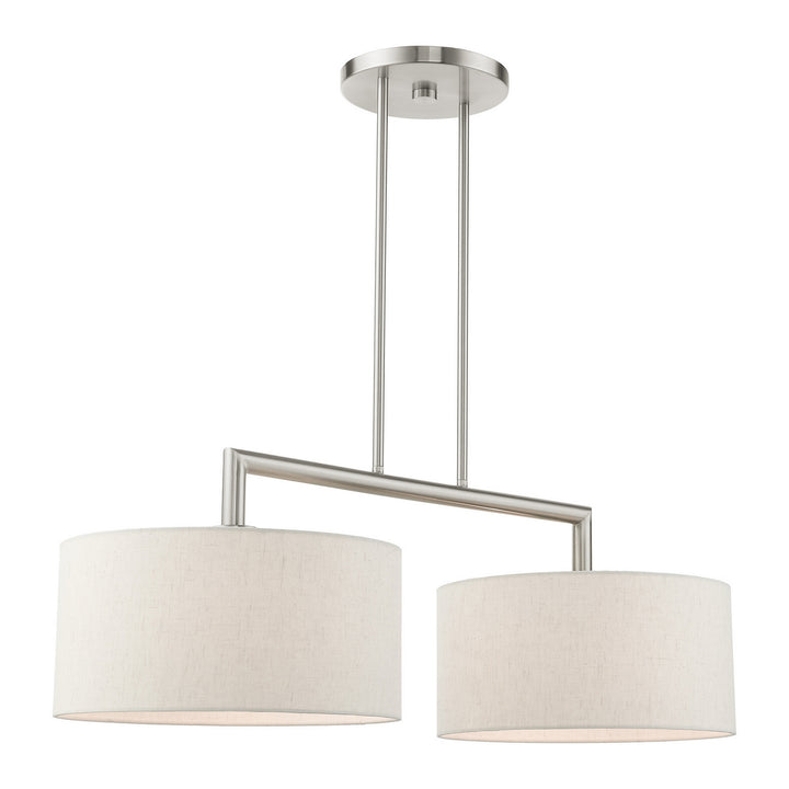 Livex Meridian 49292-91 Pendant Light - Brushed Nickel