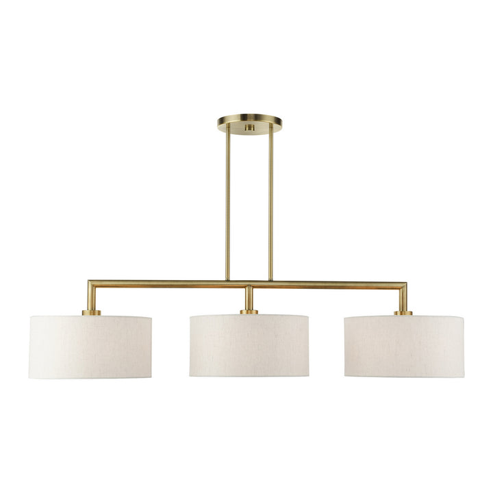 Livex Monroe 49293-01 Pendant Light - Antique Brass