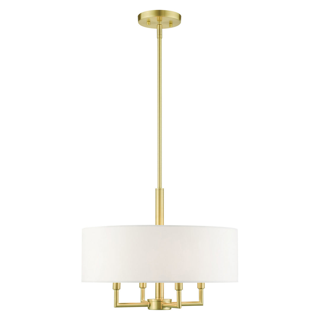 Livex Meridian 49374-12 Chandelier Light - Satin Brass