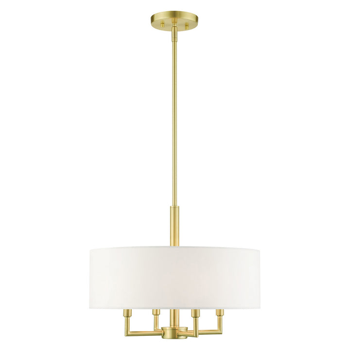 Livex Meridian 49374-12 Chandelier Light - Satin Brass