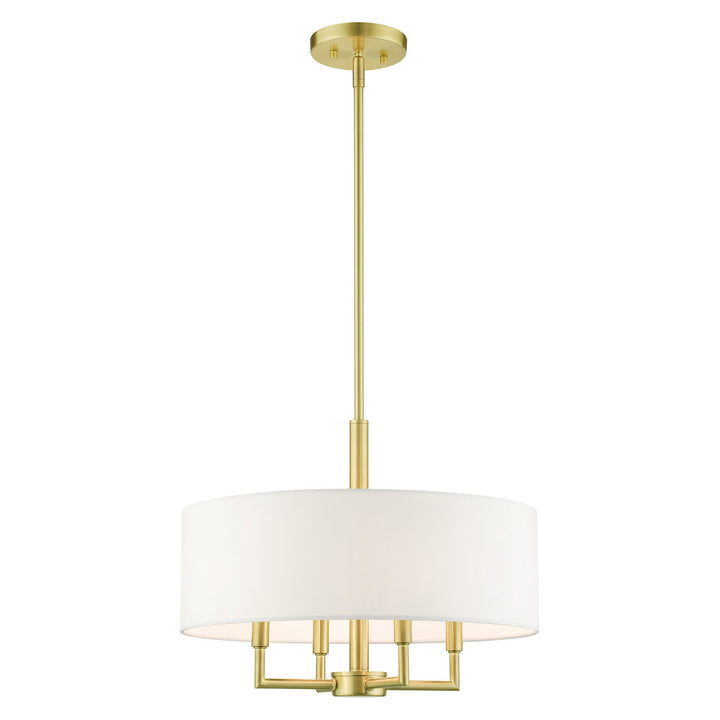 Livex Meridian 49374-12 Chandelier Light - Satin Brass