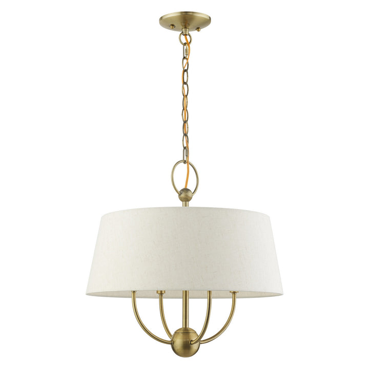 Livex Cartwright 49444-01 Chandelier Light - Antique Brass