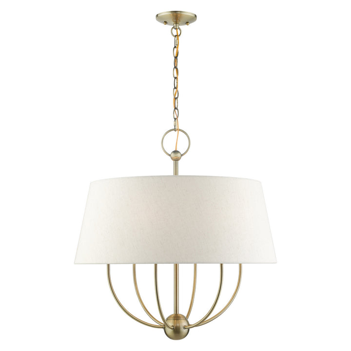 Livex Cartwright 49446-01 Chandelier Light - Antique Brass
