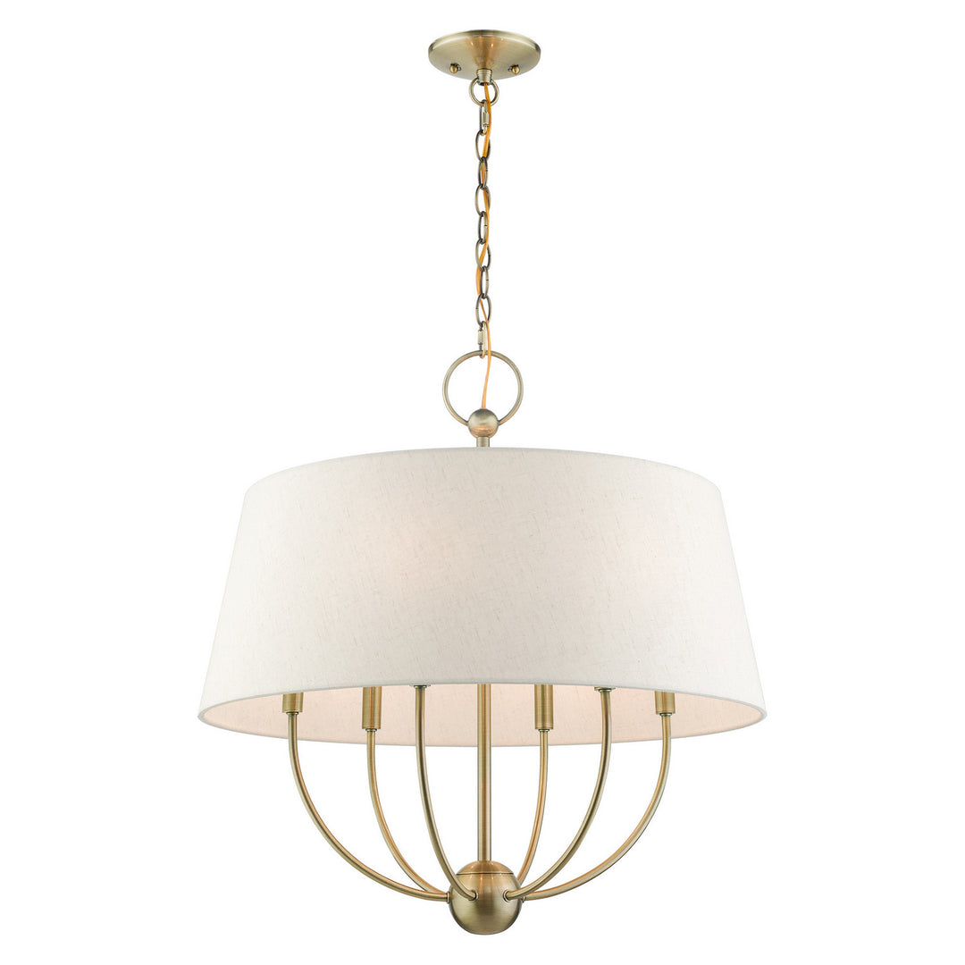 Livex Cartwright 49446-01 Chandelier Light - Antique Brass