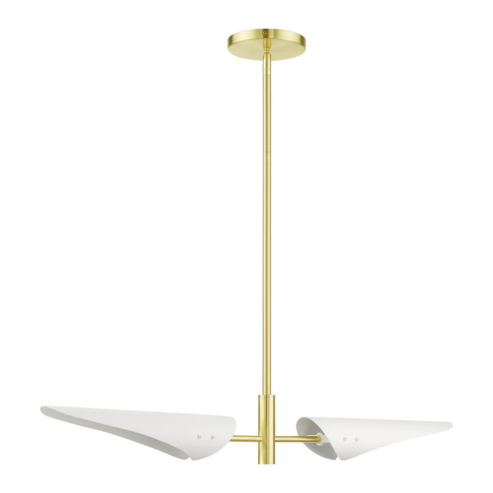Livex Capistrano 49492-12 Pendant Light - Satin Brass