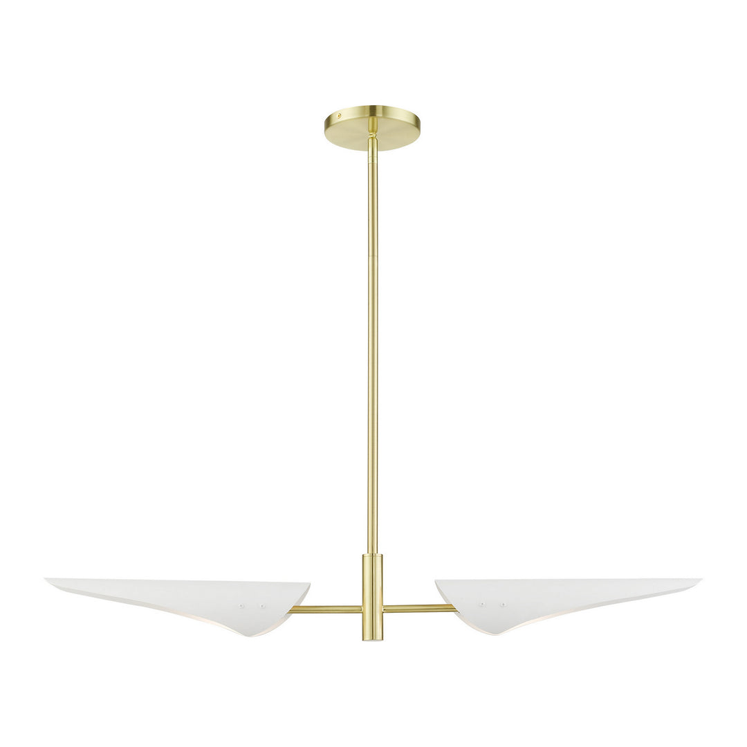 Livex Capistrano 49492-12 Pendant Light - Satin Brass