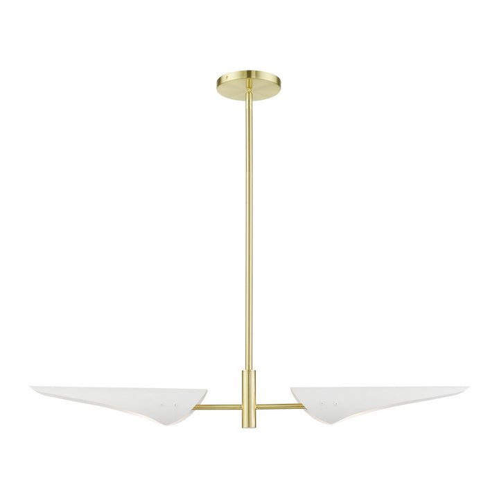 Livex Capistrano 49492-12 Pendant Light - Satin Brass
