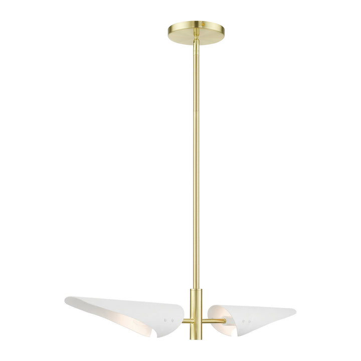 Livex Capistrano 49492-12 Pendant Light - Satin Brass