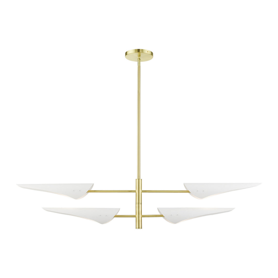 Livex Capistrano 49494-12 Pendant Light - Satin Brass
