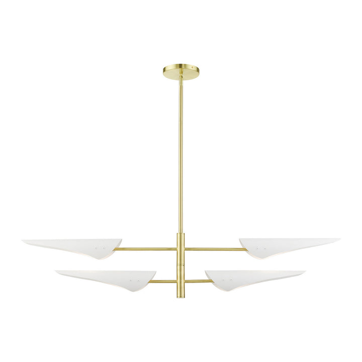 Livex Capistrano 49494-12 Pendant Light - Satin Brass