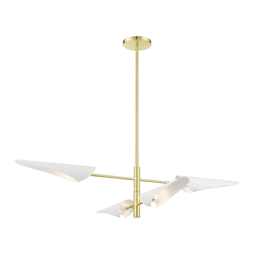 Livex Capistrano 49494-12 Pendant Light - Satin Brass