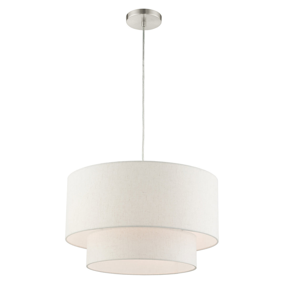 Livex Blossom 49803-91 Pendant Light - Brushed Nickel