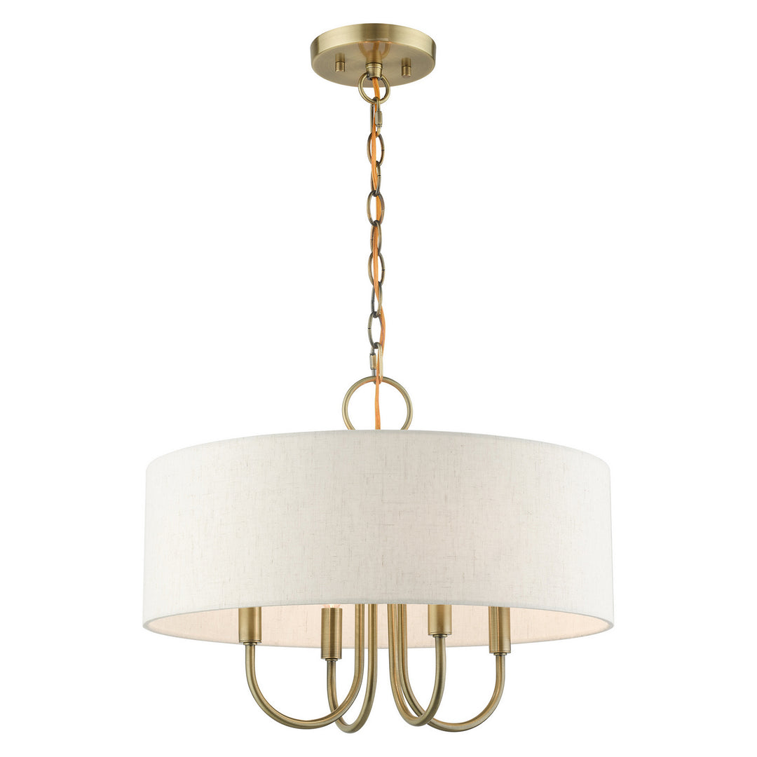 Livex Blossom 49804-01 Chandelier Light - Antique Brass