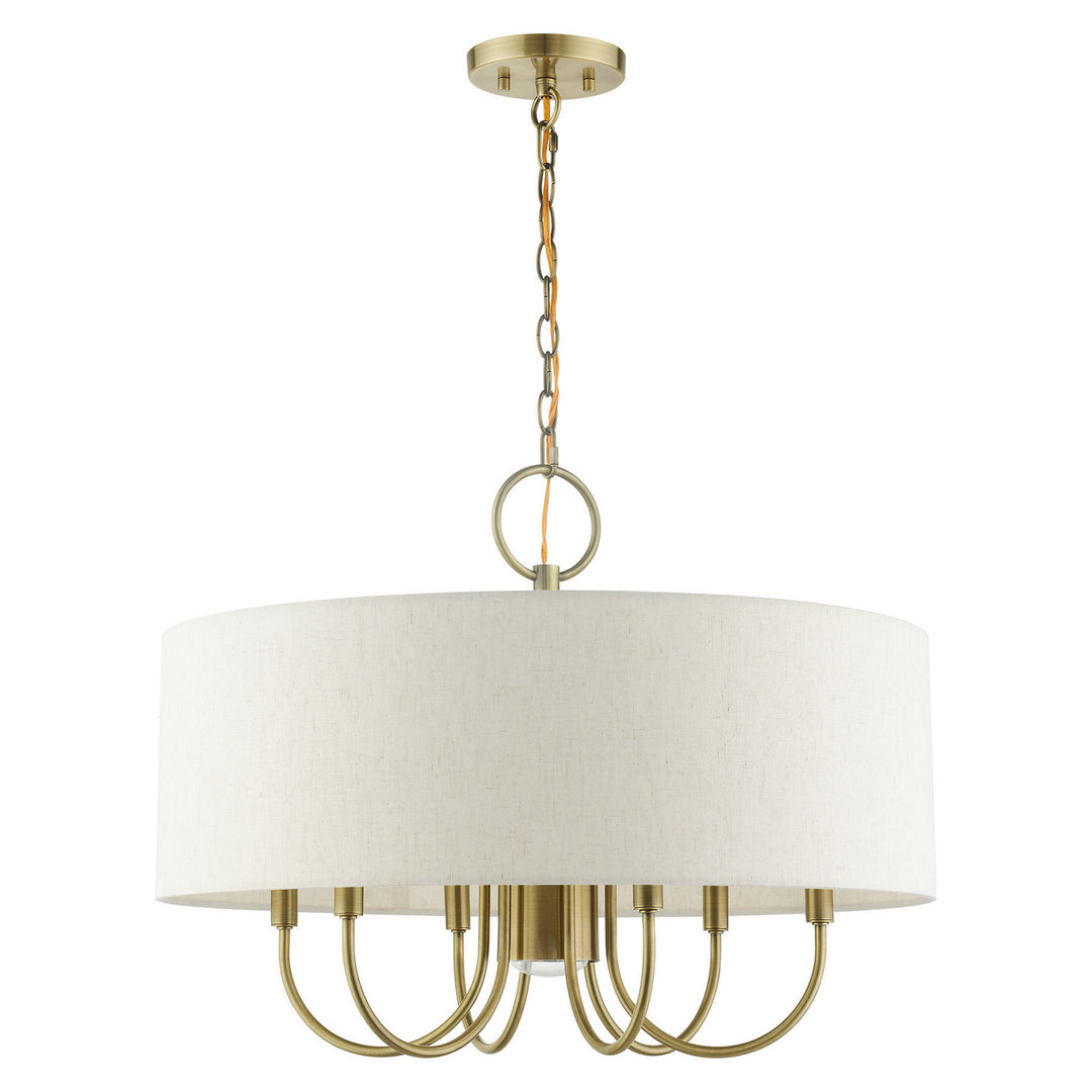 Livex Blossom 49806-01 Chandelier Light - Antique Brass