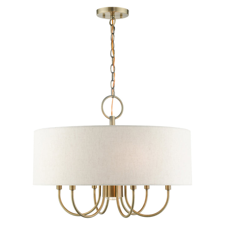 Livex Blossom 49806-01 Chandelier Light - Antique Brass