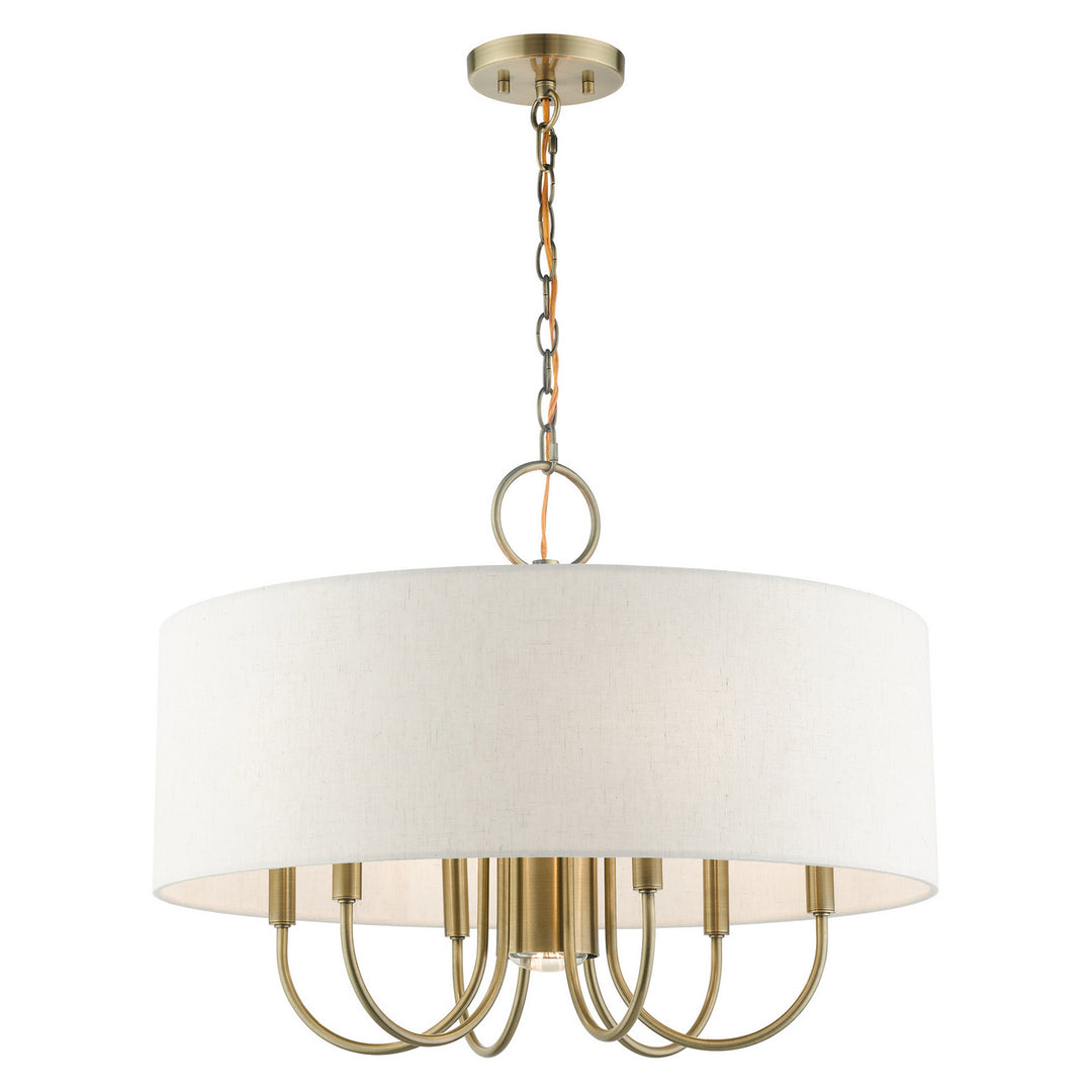 Livex Blossom 49806-01 Chandelier Light - Antique Brass