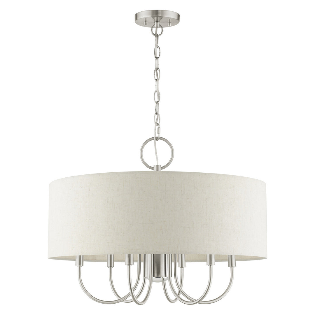 Livex Blossom 49806-91 Chandelier Light - Brushed Nickel