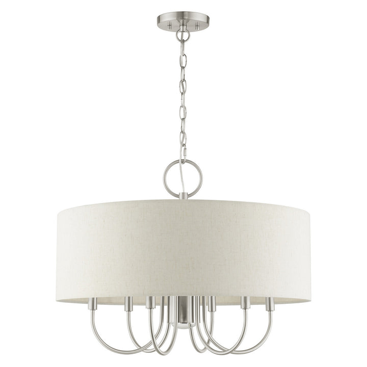 Livex Blossom 49806-91 Chandelier Light - Brushed Nickel