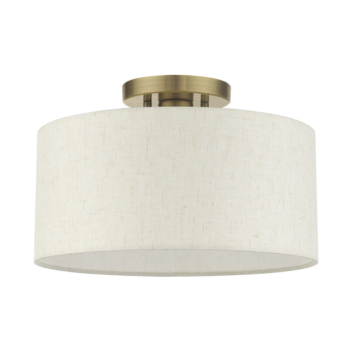 Livex Blossom 49809-01 Ceiling Light - Antique Brass