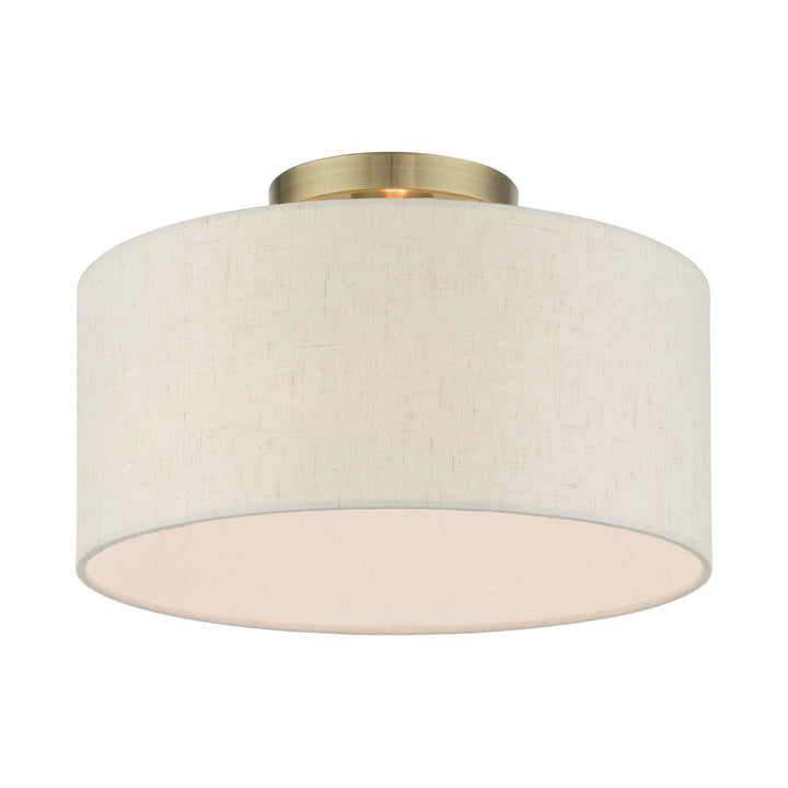 Livex Blossom 49809-01 Ceiling Light - Antique Brass