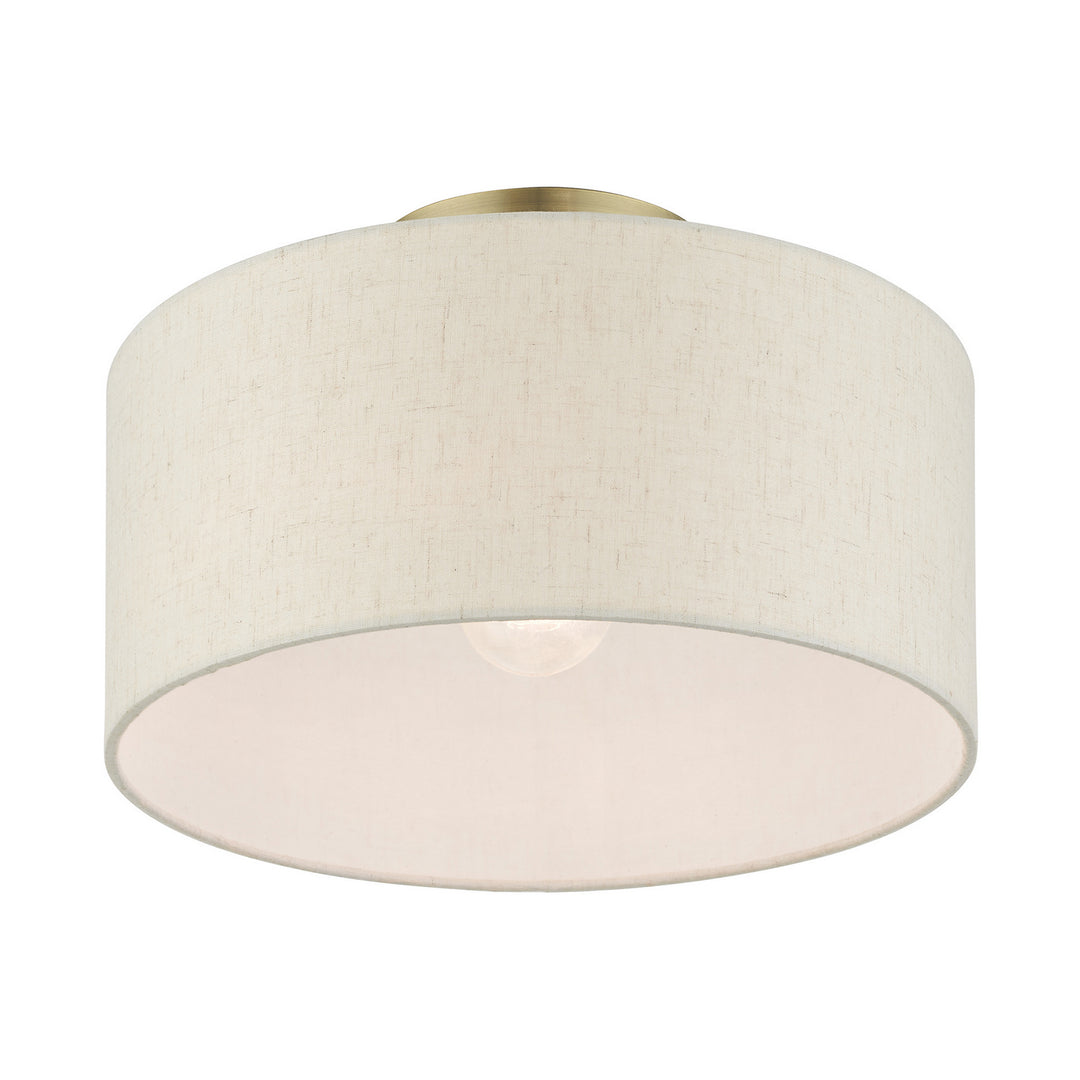 Livex Blossom 49809-01 Ceiling Light - Antique Brass