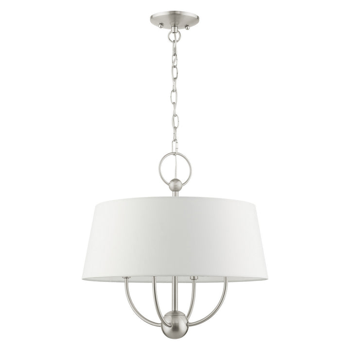 Livex Ridgecrest 49844-91 Chandelier Light - Brushed Nickel