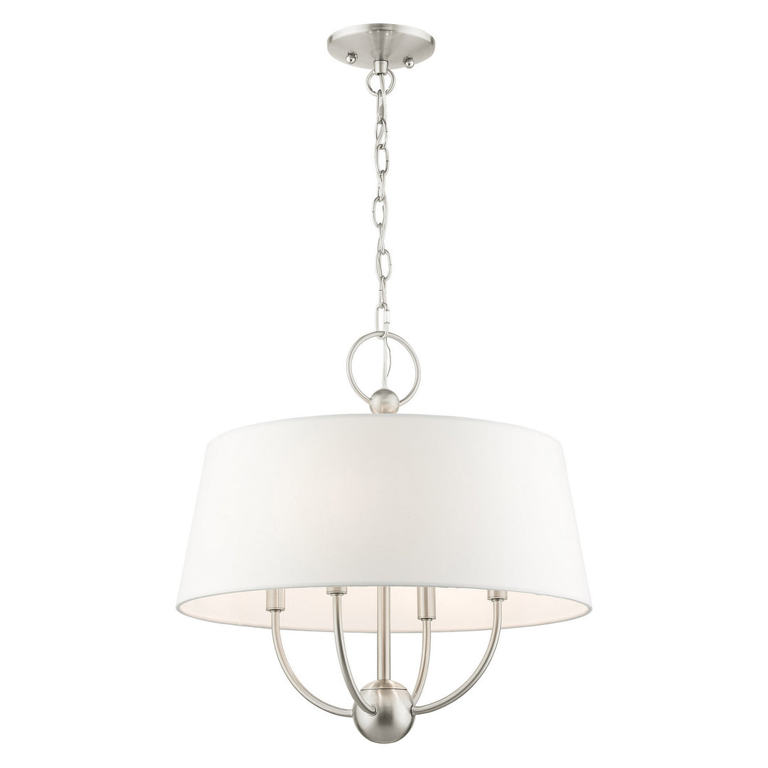 Livex Ridgecrest 49844-91 Chandelier Light - Brushed Nickel