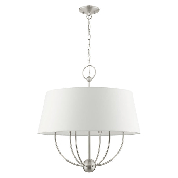 Livex Ridgecrest 49846-91 Chandelier Light - Brushed Nickel