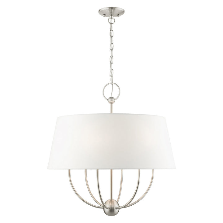 Livex Ridgecrest 49846-91 Chandelier Light - Brushed Nickel