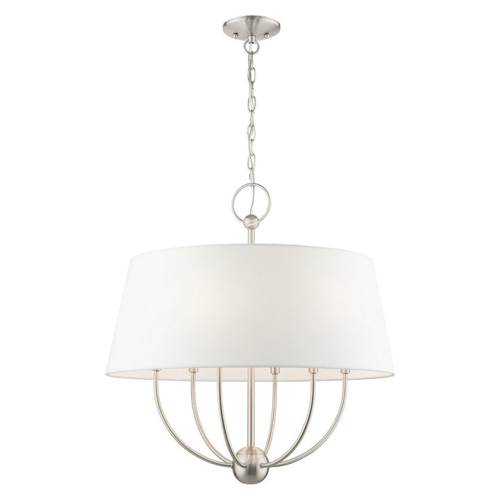 Livex Ridgecrest 49846-91 Chandelier Light - Brushed Nickel
