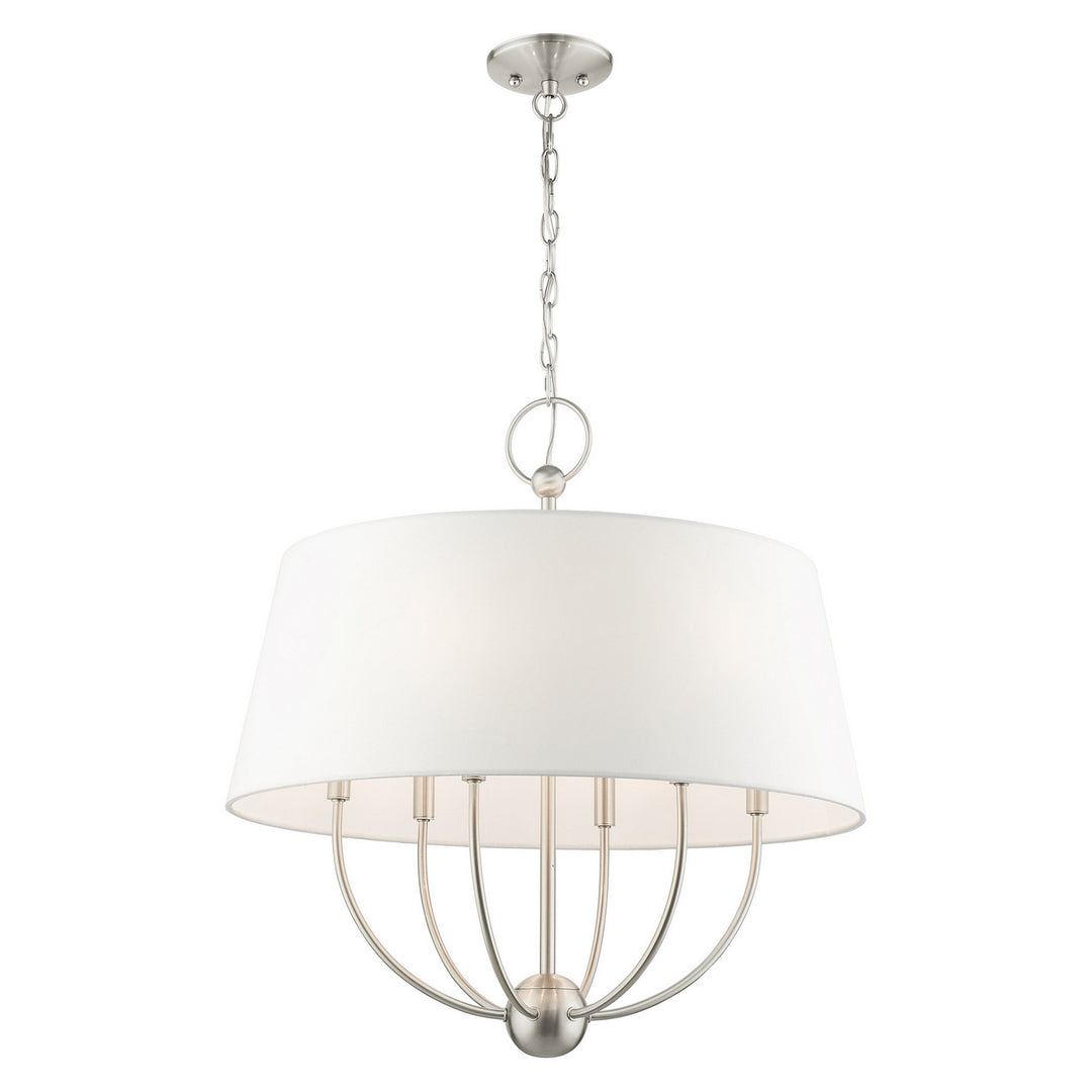 Livex Ridgecrest 49846-91 Chandelier Light - Brushed Nickel