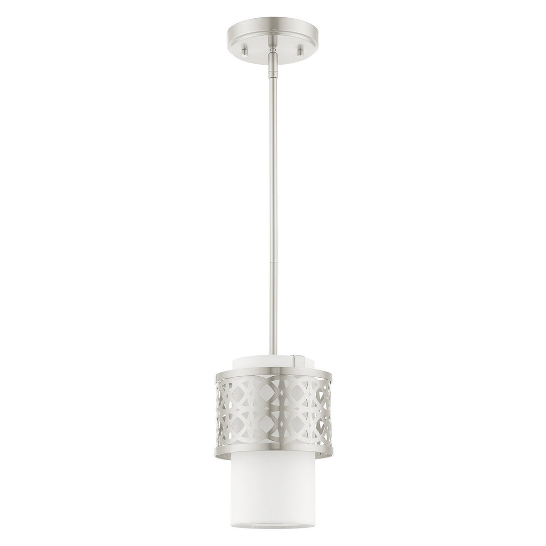 Livex Calinda 49861-91 Pendant Light - Brushed Nickel