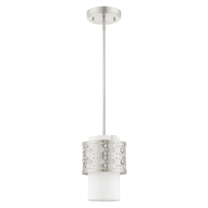 Livex Calinda 49861-91 Pendant Light - Brushed Nickel
