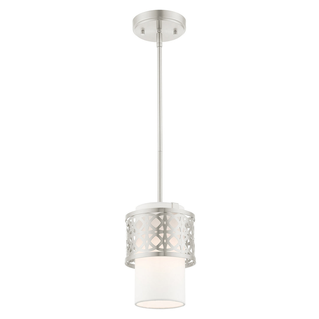 Livex Calinda 49861-91 Pendant Light - Brushed Nickel