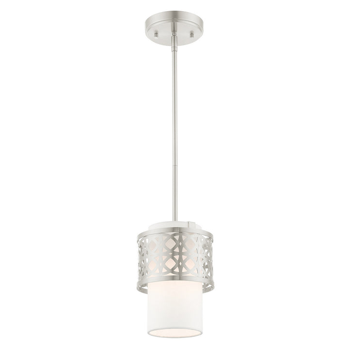 Livex Calinda 49861-91 Pendant Light - Brushed Nickel