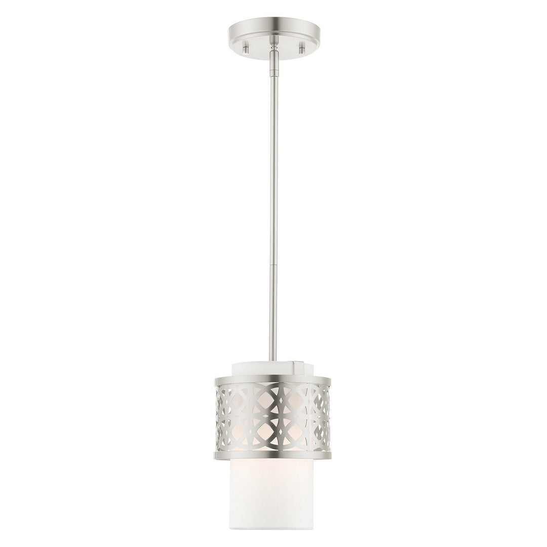Livex Calinda 49861-91 Pendant Light - Brushed Nickel