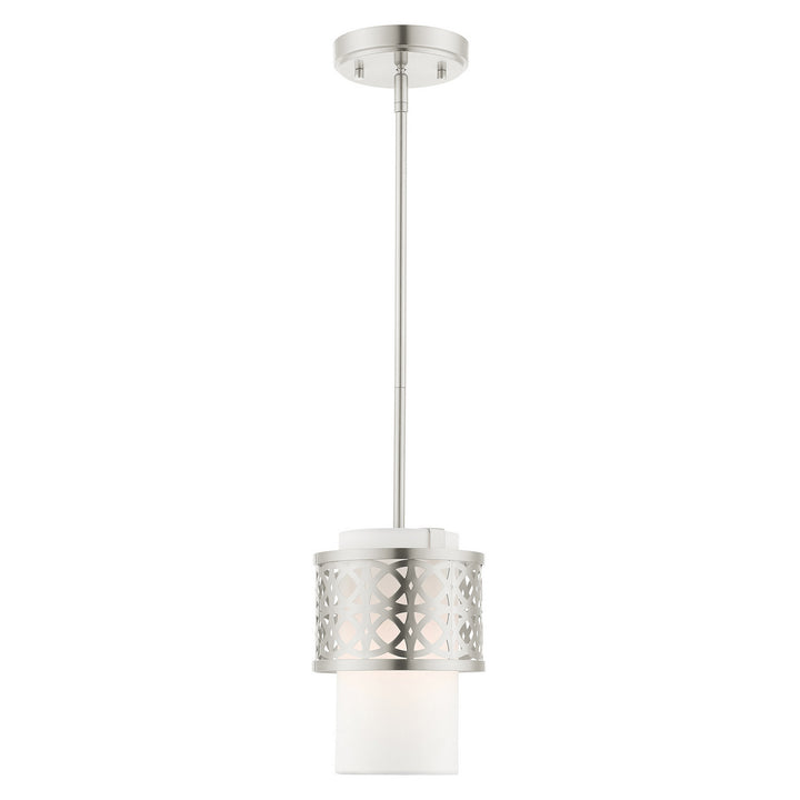 Livex Calinda 49861-91 Pendant Light - Brushed Nickel