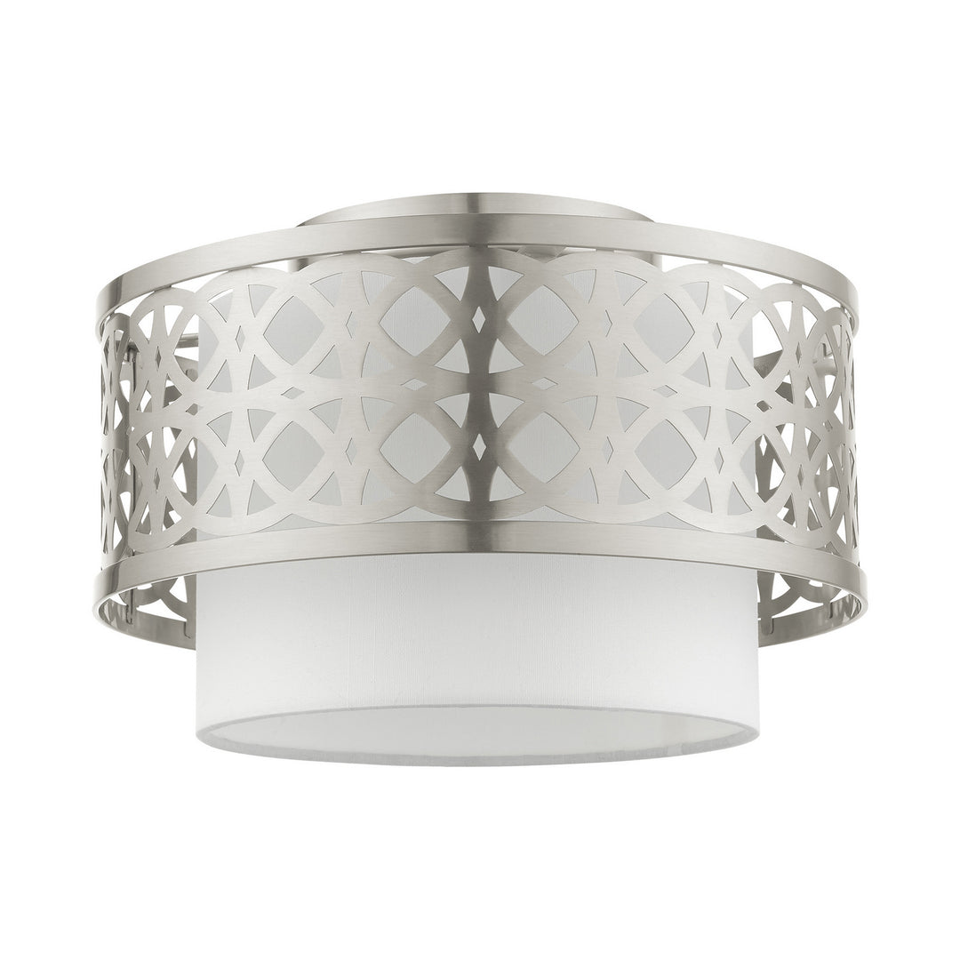 Livex Calinda 49862-91 Ceiling Light - Brushed Nickel