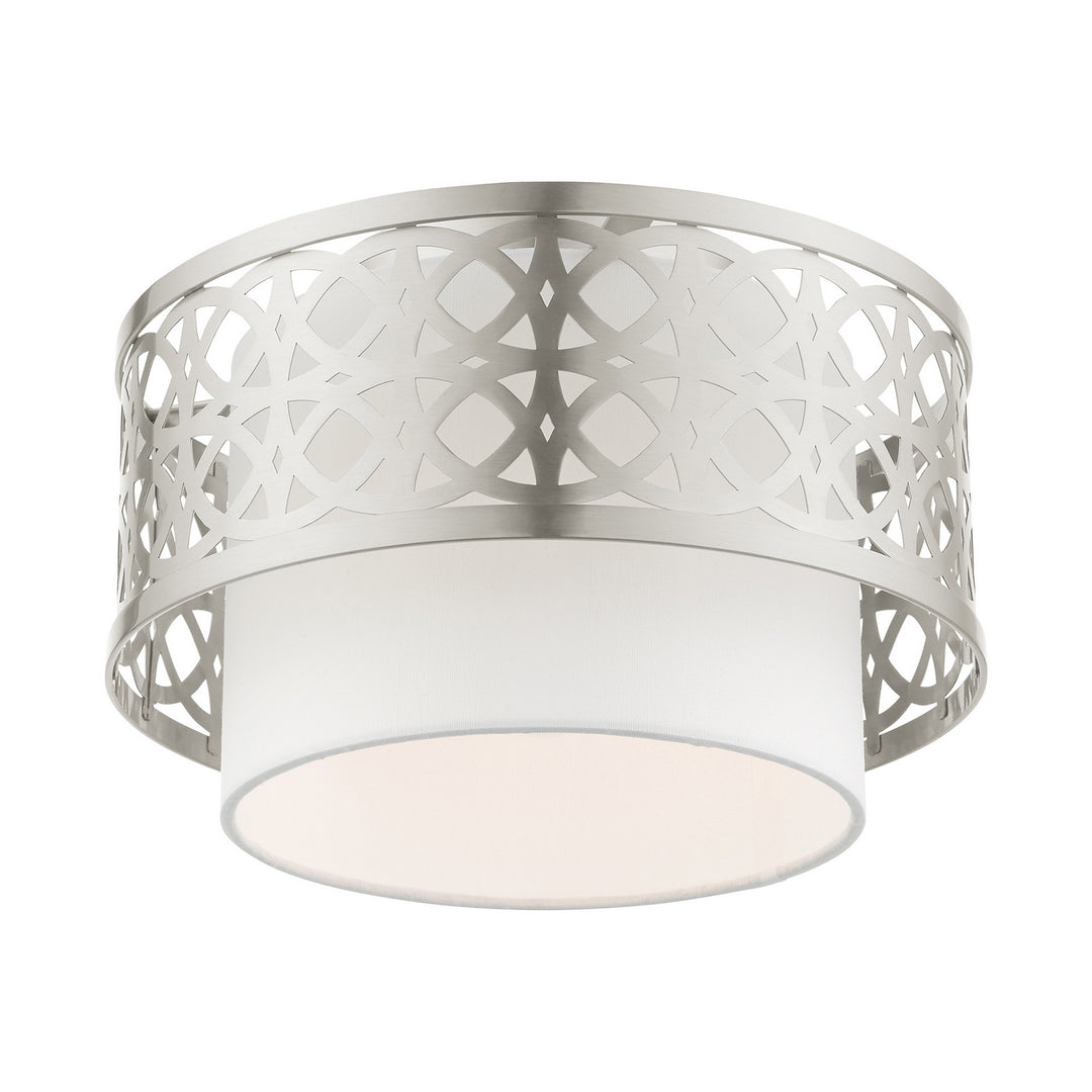 Livex Calinda 49862-91 Ceiling Light - Brushed Nickel