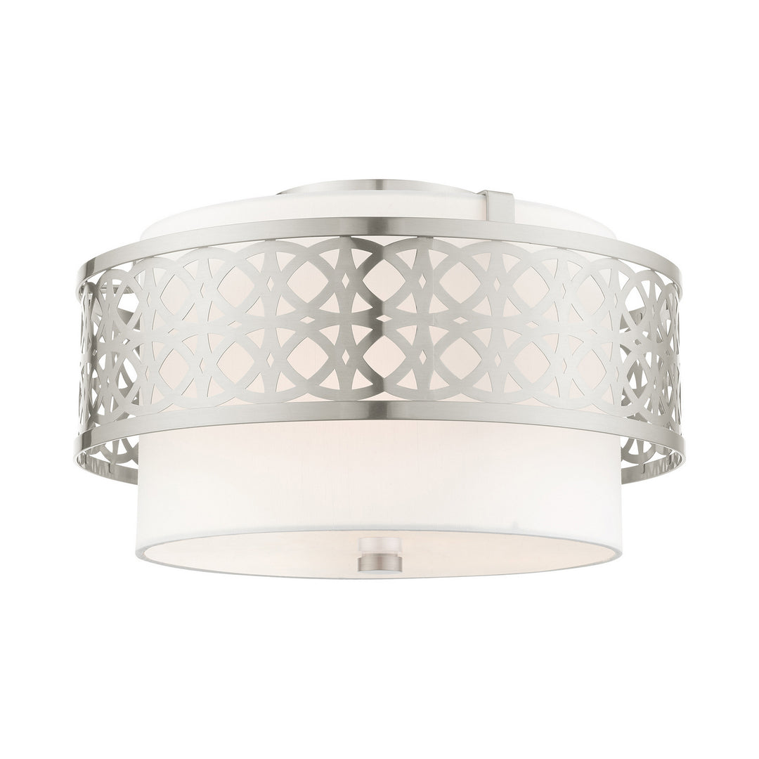 Livex Calinda 49863-91 Ceiling Light - Brushed Nickel