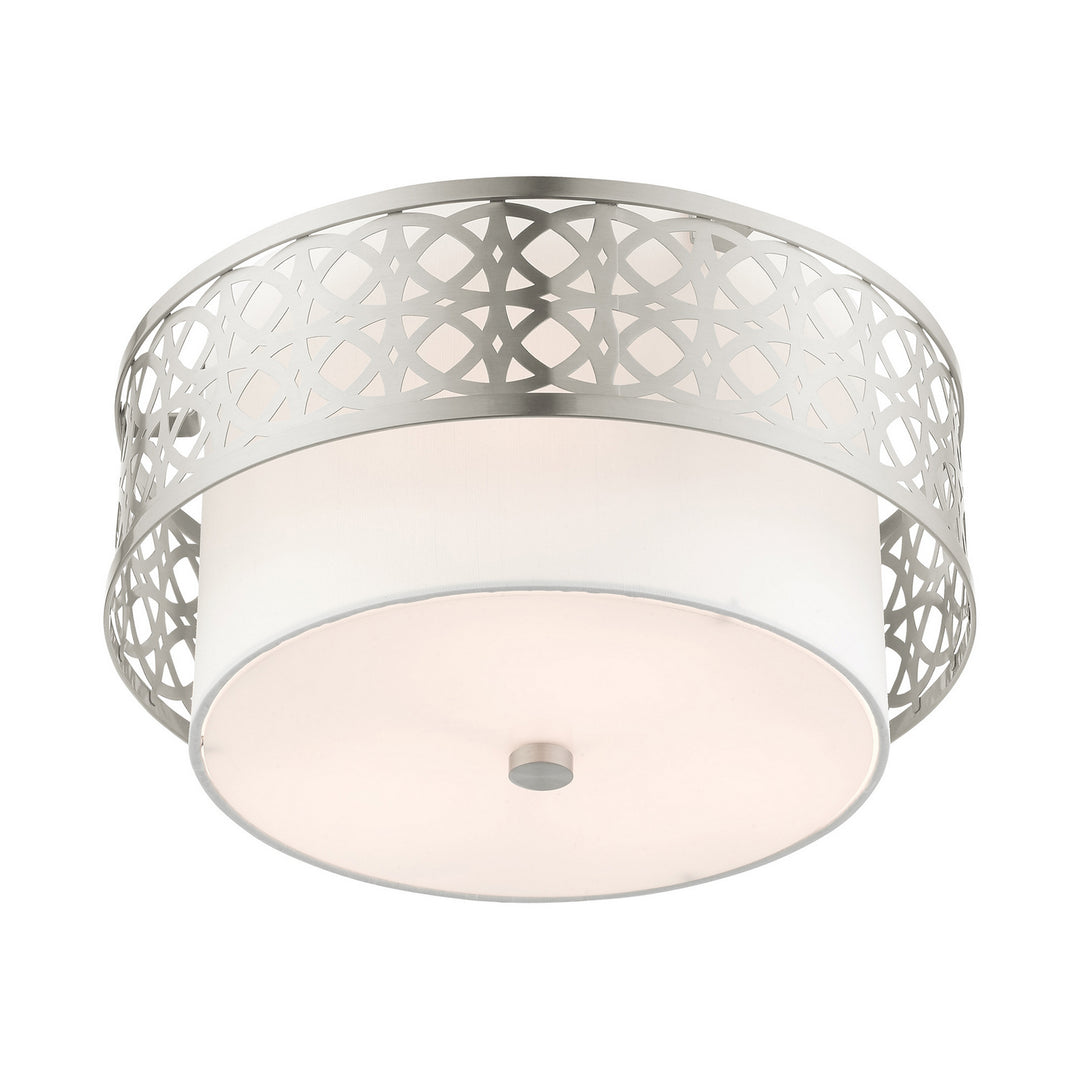 Livex Calinda 49863-91 Ceiling Light - Brushed Nickel