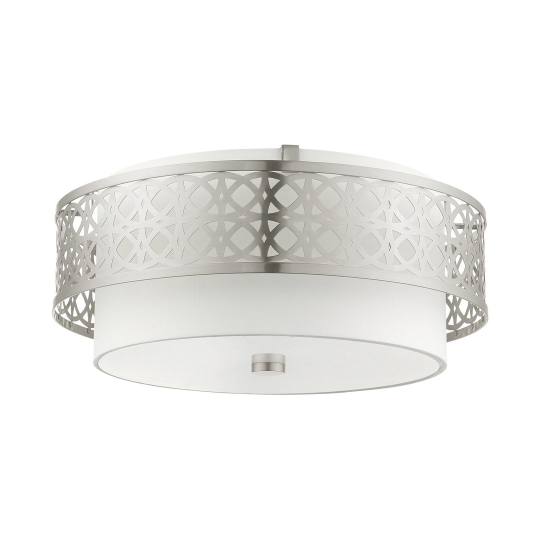 Livex Calinda 49864-91 Ceiling Light - Brushed Nickel