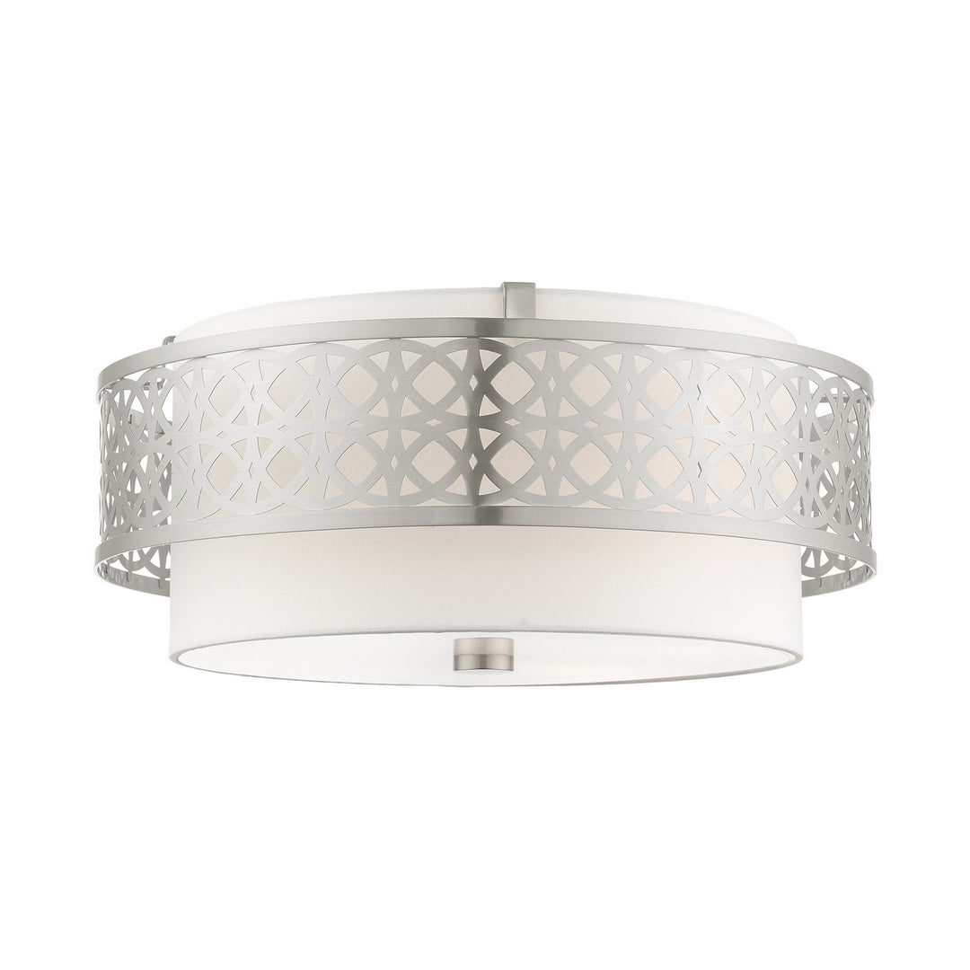 Livex Calinda 49864-91 Ceiling Light - Brushed Nickel