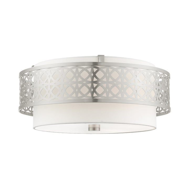 Livex Calinda 49864-91 Ceiling Light - Brushed Nickel